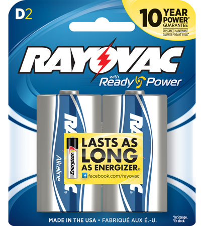 rayovac (energizer) - D HIGH ENERGY Alkaline Batteries -  for sale