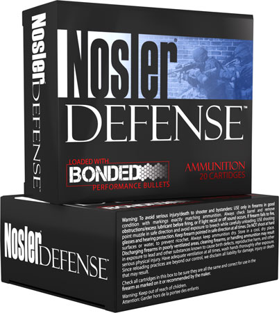 nosler inc - Defense - 9mm Luger for sale