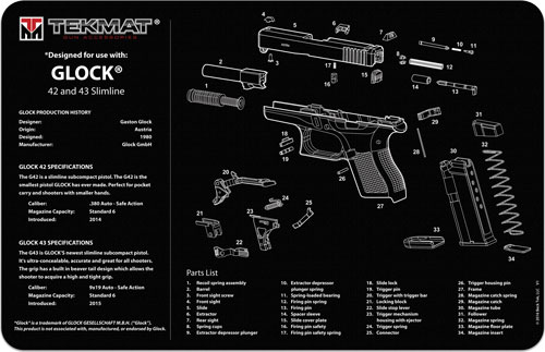tekmat (gsm) - Glock 42/43 -  for sale