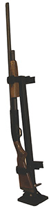 rugged gear - Floor Mount Gun Rack -  for sale