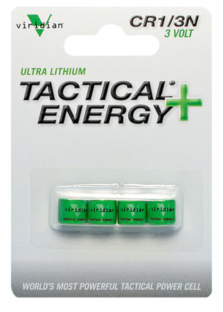 viridian green lasers - 1/3N Batteries -  for sale
